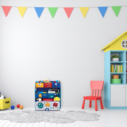 Étagère pour enfants avec tiroirs Monster