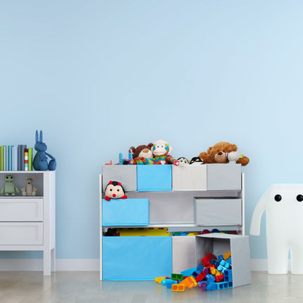 Kinderregal mit Motiv und 9 Schubladen