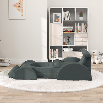 Modular Toddler Foam Play Sofa - 14 Piece Set