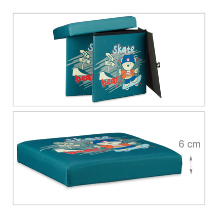 Kinderhocker mit Stauraum