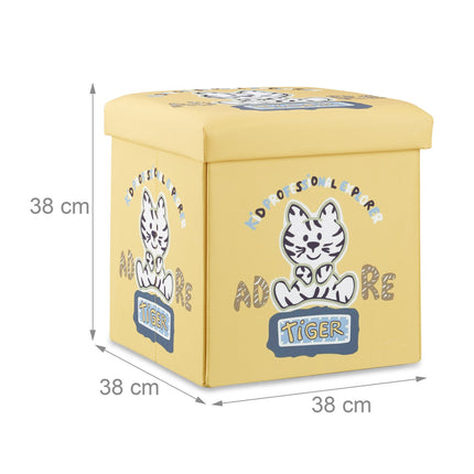 Children's stool with storage space