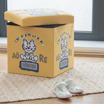 Children's stool with storage space