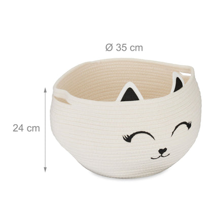Panier de rangement pour enfant chat