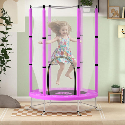 Kindertrampolin mit Sicherheitsnetz, Ø140 cm
