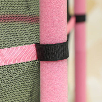 Kindertrampolin mit Sicherheitsnetz, Rosa, Ø140 cm