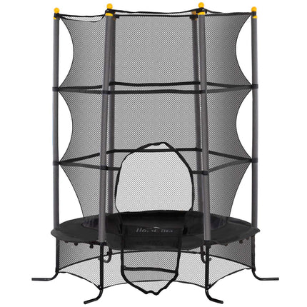 Outdoor-Trampolin für Kinder mit Sicherheitsnetz, 163 cm Durchmesser