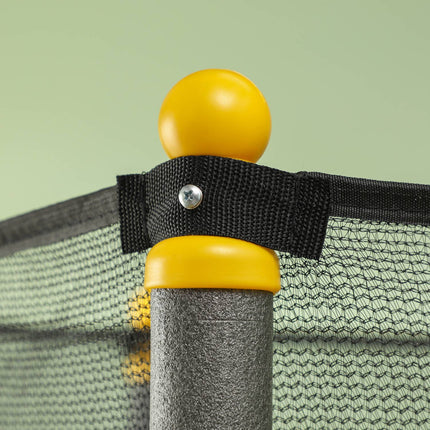 Outdoor-Trampolin für Kinder mit Sicherheitsnetz, 163 cm Durchmesser