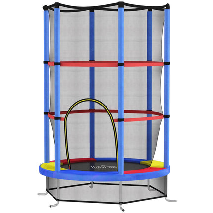 Kindertrampolin mit Sicherheitsnetz – Indoor/Outdoor, Ø140 cm