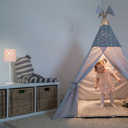 Children with hearts night lamp