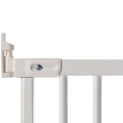 Dětská zábrana Flexifit Wood bílá 69-106.5cm