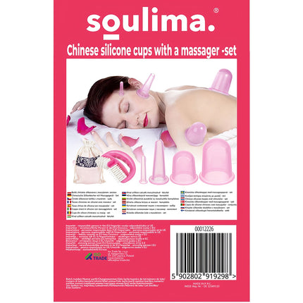 Chinesische Silikonbecher mit Massagegerät - Set 