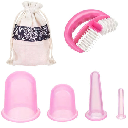 Chinesische Silikonbecher mit Massagegerät - Set 