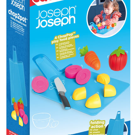 Chop2Pot Cutting Board with Non-Slip Grip and Easy Folding