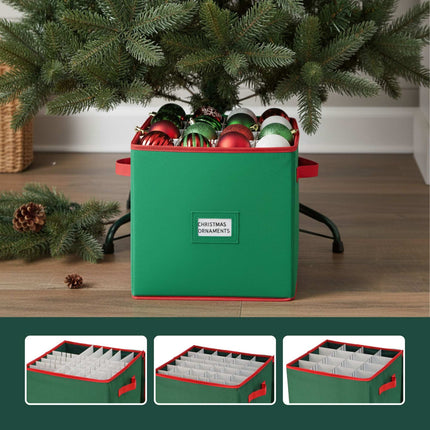 Weihnachtskugel-Aufbewahrungsbox, fasst 64 Ornamente