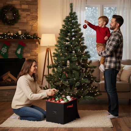 Weihnachtskugel-Aufbewahrungsbox, fasst 64 Ornamente