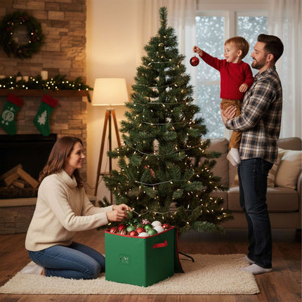 Weihnachtskugel-Aufbewahrungsbox, fasst 64 Ornamente