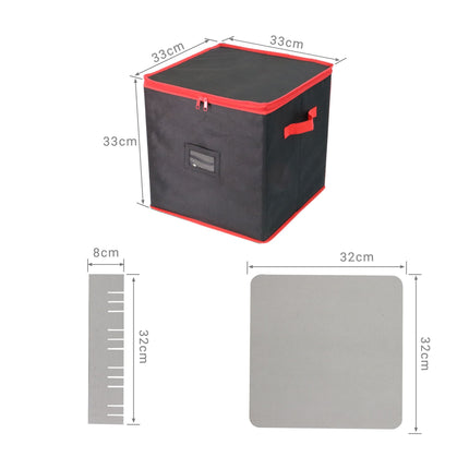 Weihnachtskugel-Aufbewahrungsbox, fasst 64 Ornamente