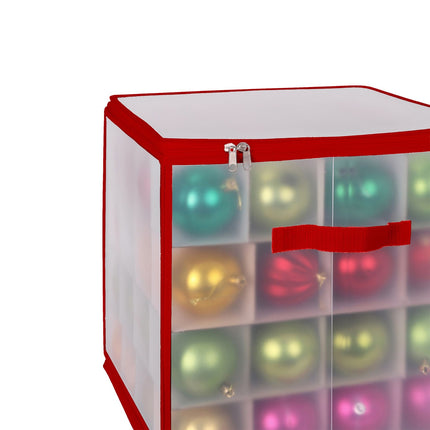 Christmas Bauble Storage Box with Adjustable Dividers