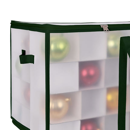 Weihnachtskugel-Aufbewahrungsbox mit verstellbaren Trennwänden