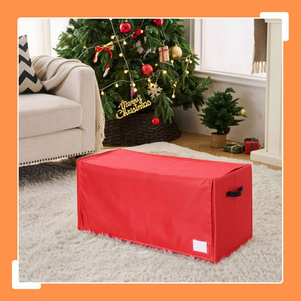 Christmas Bauble Storage Box with Adjustable Dividers