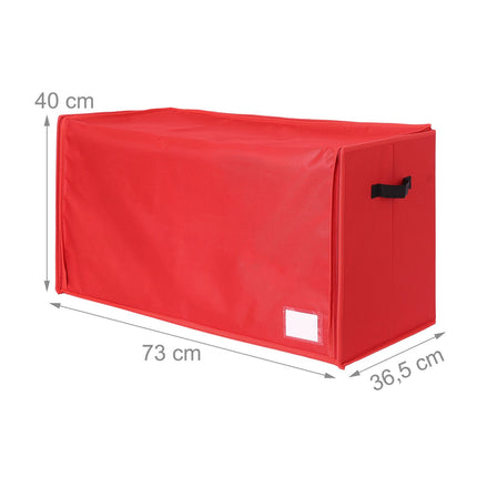 Christmas Bauble Storage Box with Adjustable Dividers