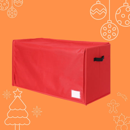 Christmas Bauble Storage Box with Adjustable Dividers