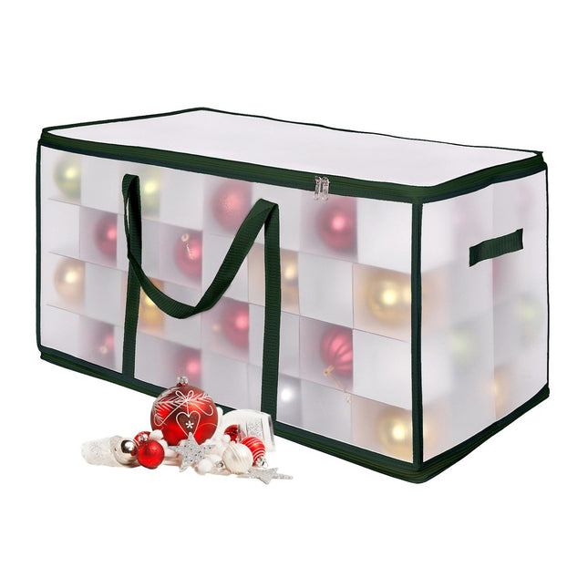 Weihnachtskugel-Aufbewahrungsbox mit verstellbaren Trennwänden
