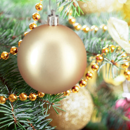Christmas Baubles Set, 100 Pieces – Assorted Sizes