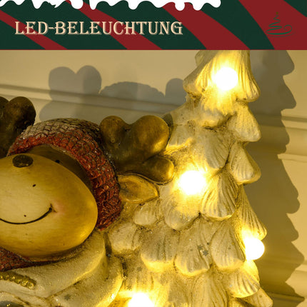 Reine Weihnachtsdekoration mit LED-Lichtern, 44cm