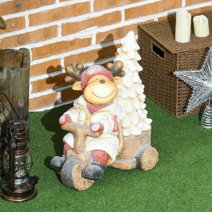 Reine Weihnachtsdekoration mit LED-Lichtern, 44cm