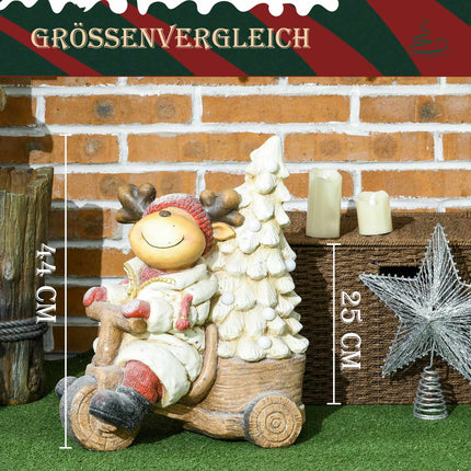 Reine Weihnachtsdekoration mit LED-Lichtern, 44cm
