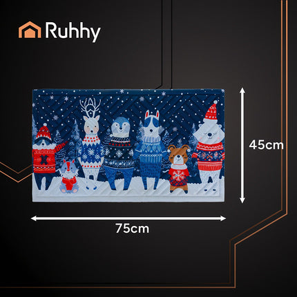 Weihnachts-Fußmatte 75x45cm – Strapazierfähige, leicht zu reinigende Matte