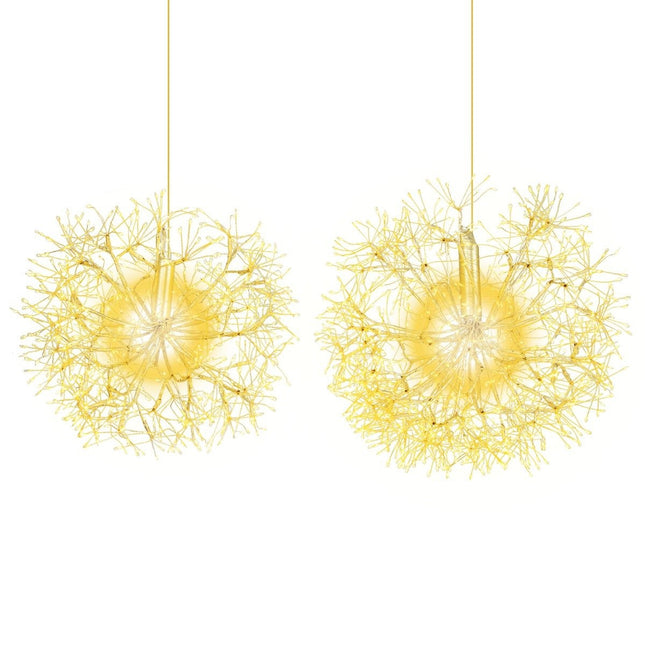 Weihnachts-Leuchtkugel 2er-Pack LED-Kugeln zum Aufhängen Weihnachtsbeleuchtung für Außen und Innen Gold