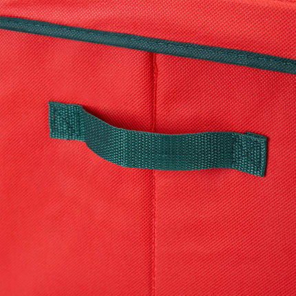 Christmas Ornament Storage Box with Adjustable Dividers