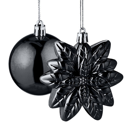 Weihnachtskugel-Set, 100 Stück, 10 Designs