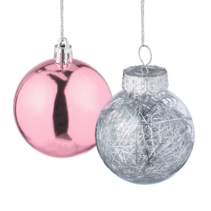 Christmas Ornaments Set, 101 Pieces – Plastic Baubles
