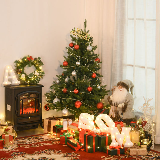 Artificial Christmas tree, 1.2 m high, 657 branches, metal stand
