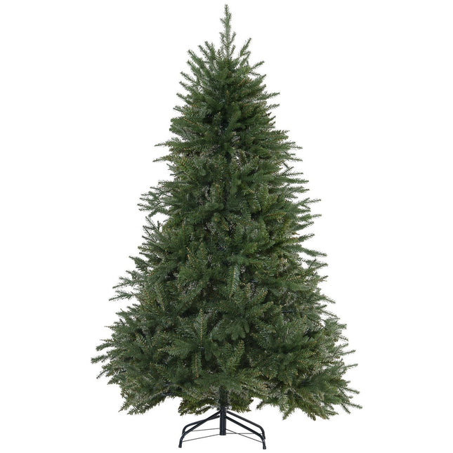 1,8 m künstlicher Weihnachtsbaum, dichte Fichte, Metallfuß