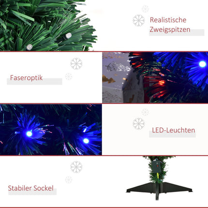 Christmas tree, green, 48cm x 90cm, 90 LED lights