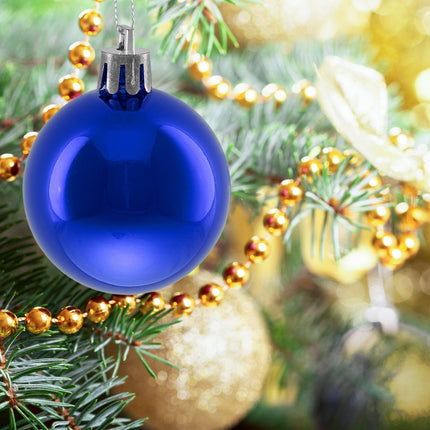 Christmas Tree Baubles, 50 Shiny Ornaments Set