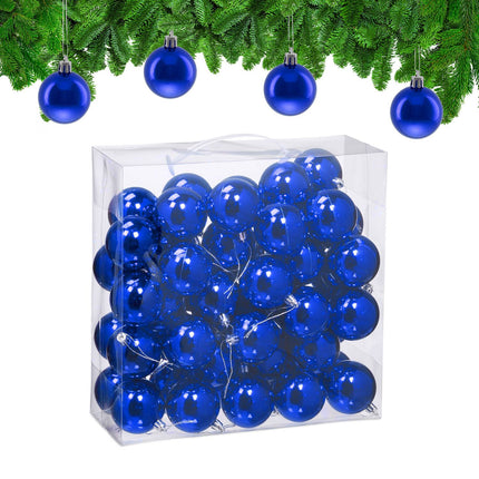 Christmas Tree Baubles, 50 Shiny Ornaments Set
