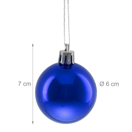 Christmas Tree Baubles, 50 Shiny Ornaments Set