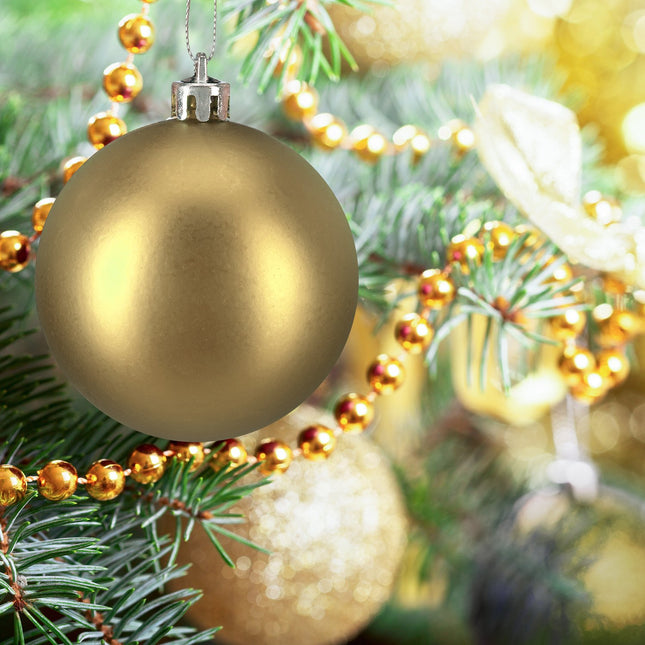 Christmas Tree Baubles Set, 100 Pieces, 3 Designs