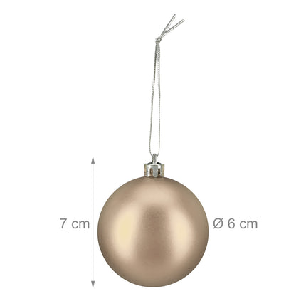 Christbaumkugel-Set, 100-teilig, 3 Designs