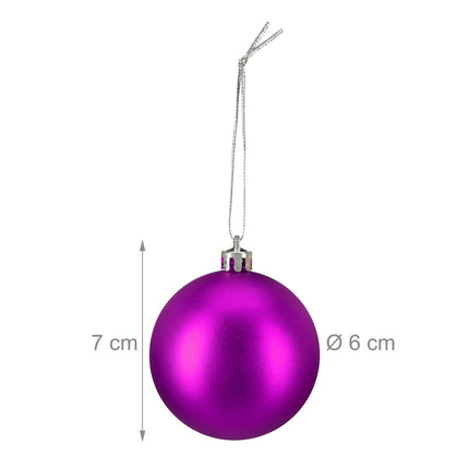 Weihnachtskugel-Set, 100 Stück, verschiedene Ausführungen