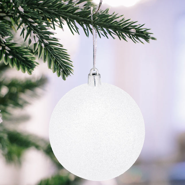 Christmas Tree Baubles Set, 110 Plastic Ornaments