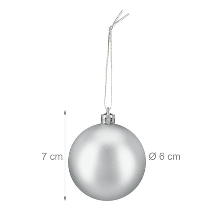 Weihnachtsbaumkugeln-Set, 3 Designs, 100-teilig
