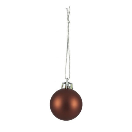 Weihnachtsbaumkugeln-Set, 3 Designs, matt & glänzend