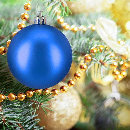 Christbaumkugel-Set, 50-teilig – Matt, glänzend, Glitzer