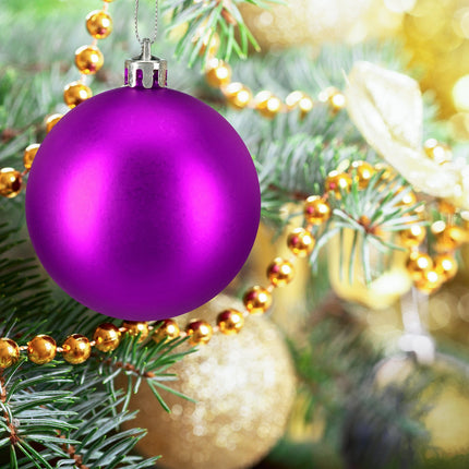 Christbaumkugel-Set, 50-teilig – Matt, glänzend, glitzernd
